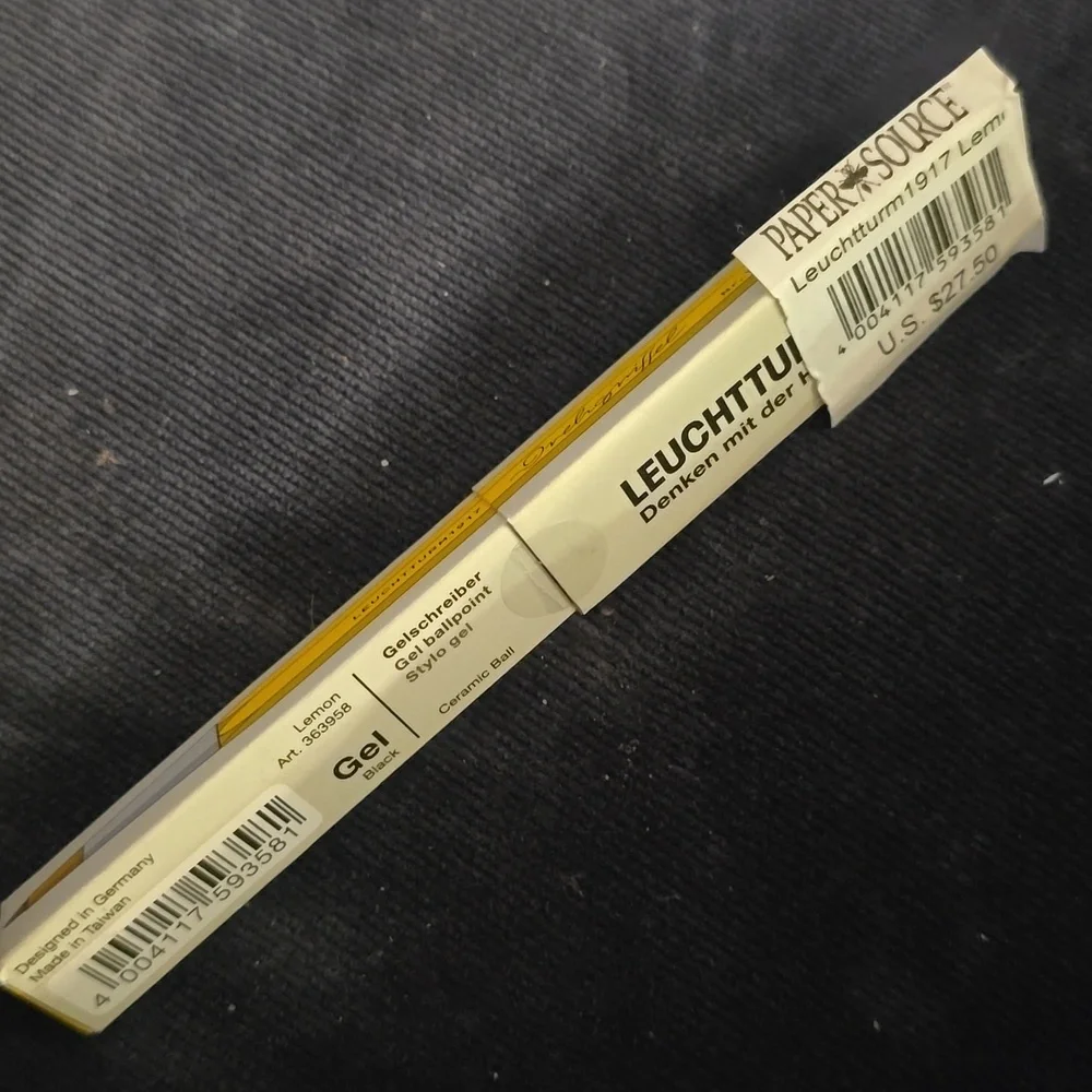 ❤️BUY 10 GET 5 FREE  Yellow Leuchtturm1917 Drehgriffel Pen,Lemon